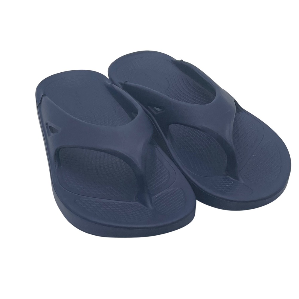 OOFOS OOriginal Navy Blue Recovery Sandals Womens 5 Mens 3 EU 36 Flip Flops